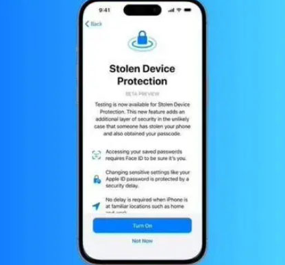 武都苹果授权维修店分享被盗设备保护功能开启方法 